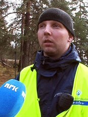 Jon Leiros i Norske Redningshunder (Foto: Paal A. Svendsen/NRK)