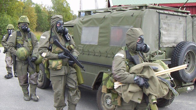 HV trener terrorberedskap (Foto: Ove Ronny Haraldsen/NRK) HV trener terrorberedskap (Foto: Ove Ronny Haraldsen/NRK)