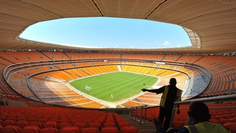 Soccer City stadion i Soweto,  Johannesburg
