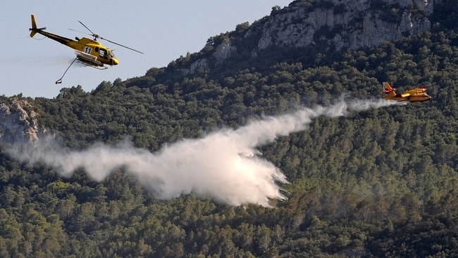 Spania skogbranner (Foto: REMY GABALDA/Afp) Spania skogbranner (Foto: REMY GABALDA/Afp)