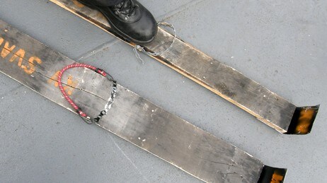 Hjemmelaga ski (Foto: Picasa 2.0/NRK)