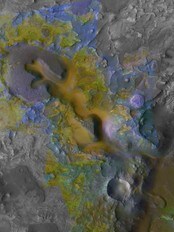 Nili Fossae på Mars (Foto: NASA/AP) Nili Fossae på Mars (Foto: NASA/AP)