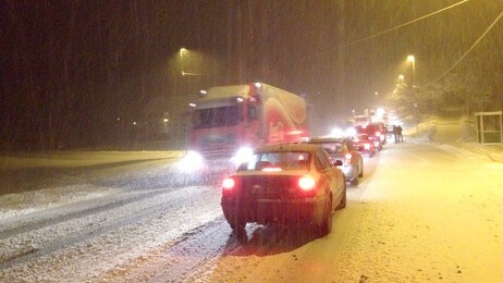 Vatnebakken E39 Mandal  (Foto: Anne Torhild Nilsen/NRK)
