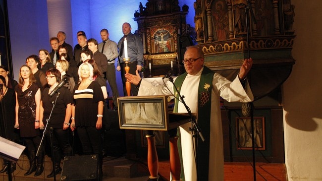 Dansebandgudstjeneste i Selbu (Foto:Jon Annar Fordal)