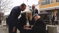 Video Kronprinsen møtte Olav Rogne (Foto: Nyhetsspiller)