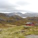 ONSTEINSTØLEN: Utsikt mot Løkjelsvatnet og fjellene bak. T.v. Åboren 1.074 moh., Kvennenuten 974 moh. og Borfjellet 926 moh.