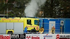 Brann på Sandnes stadion (Foto: Kent Skibstad)