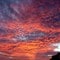 RØD GLØD: Utrolig flott solnedgang. 