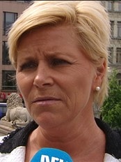 Siv Jensen (Foto: Per Onsheim/NRK) Siv Jensen (Foto: Per Onsheim/NRK)