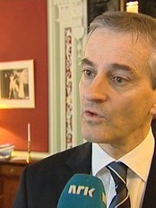 Jonas Gahr Støre i Moskva (NRK) Jonas Gahr Støre i Moskva (NRK)