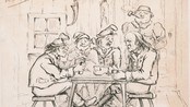 Skjenkestue (Illustrasjon: Bayard Taylor (Frifant Forlag))