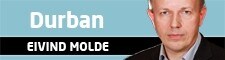 Eivind Molde i Durban Eivind Molde i Durban