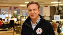 Børge Brende Røde Kors (Foto: Hans Erik Weiby/NRK)