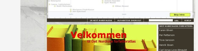 Nordisk forfatteratlas (Foto: NRK) Nordisk forfatteratlas (Foto: NRK)