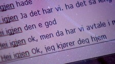 Fra nettchatten mellom 58-åringen og jenta (Foto: Lars-Petter Kalkenberg/NRK) Fra nettchatten mellom 58-åringen og jenta (Foto: Lars-Petter Kalkenberg/NRK)