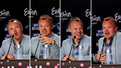 Graham Norton kollasj (Foto: Katrine Opdahl/NRK)