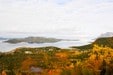 Utsikten over Ulvsvåg og Tannøya fra Falkreiret