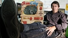 Will Wright og Sim City (AFP PHOTO - Ryan Anson / Maxis)