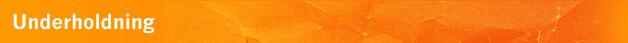 Underholdning - toppbanner