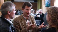 Jan Herstad (t.v.) og Ivar S. Fossum (Foto: Rune Fossum, NRK)
