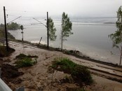 Dovrebanen stengt på grunn av vann