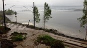 Dovrebanen stengt på grunn av vann