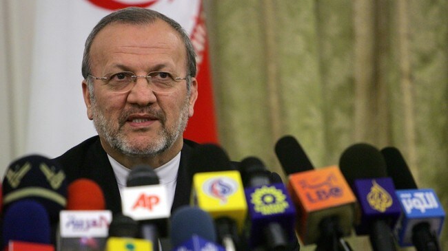 Irans utenriksminister Manouchehr Mottaki (Foto: BEHROUZ MEHRI/AFP)