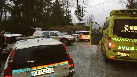 Politiaksjon i Follo (Foto: Erik Engen/ NRK)