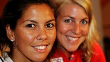 Ingrid Tørlen (t.h.) og Nila Håkedal (Foto: Falch, Knut/SCANPIX)