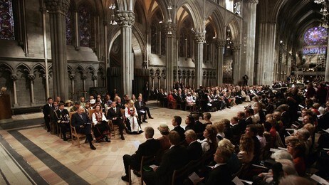 Jubileumsgudstjeneste Nidarosdomen. (Foto: Gorm Kallestad/Scanpix) Jubileumsgudstjeneste Nidarosdomen. (Foto: Gorm Kallestad/Scanpix)