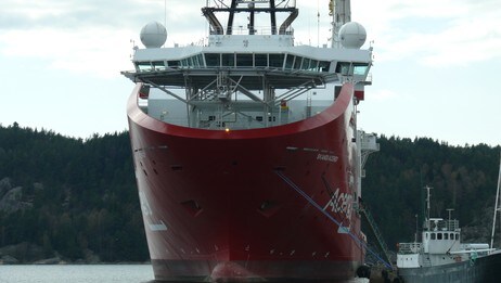 Skandi Acergy (Foto: Rainer Prang/NRK) Skandi Acergy (Foto: Rainer Prang/NRK)