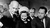 Werna Gerhardsen og Einar Gerhardsen i Moskva