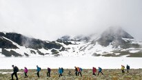 Over tinderekka fra Valdresflye til Eidsbugarden