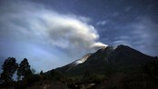 Utbrudd i Sinabung-vulkanen på Sumatra i Indonesia