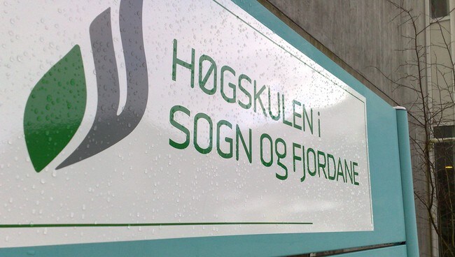 Høgskulen i Sogn og Fjordane (Foto: Steinar Lote/NRK)