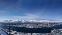 Utsikt fra fjellheisen i Tromsø (Foto: Tromsø kommune)