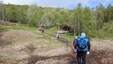 Ved foten av Hunstadlia, like øst for lysløypa er det en solvendt gapahuk.