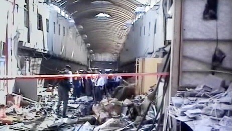 Terror mot t-banen i Moskva (Foto: NTV/AFP)
