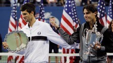 Novak Djokovic, Rafael Nadal (Foto: Mark Humphrey/Ap) Novak Djokovic, Rafael Nadal (Foto: Mark Humphrey/Ap)