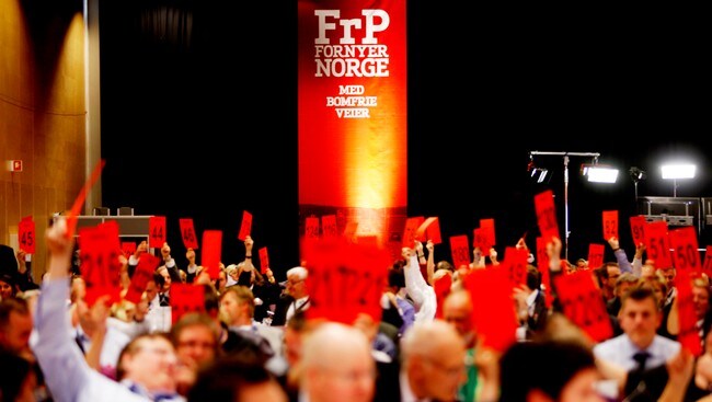 Fremskrittspartiets landsmøte (Foto: Sara Johannessen/SCANPIX)