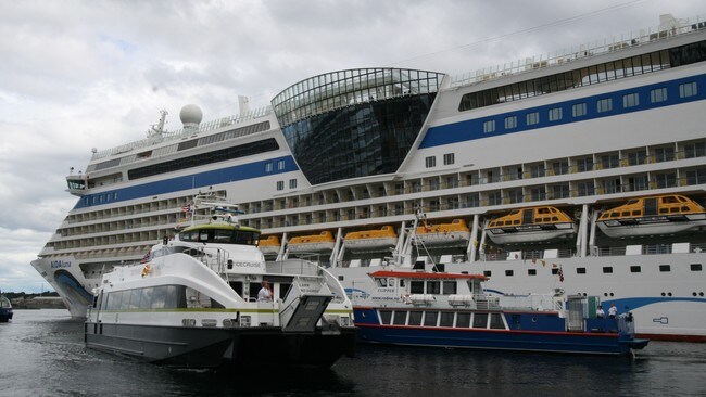 Cruiseskip i Stavanger (Foto: Øystein Otterdal/NRK)