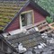 Hus tatt av flom ved rv 225 Vinstra -Skåbu.