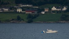 Båthavari ved Vangsnes. (Foto: Lars Jonas Pedersen)
