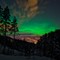 Nordlys over Sogn og Fjordane. 