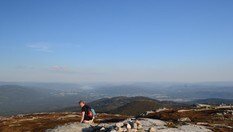 Utsikten fra Skåråfjellet mot Nordsjö.