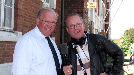 Göran Persson og NRKs Ivar Grydeland (NRK) Göran Persson og NRKs Ivar Grydeland (NRK)