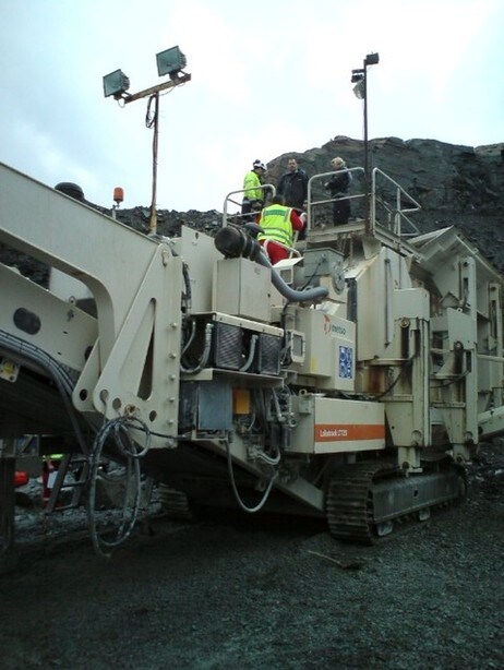 Arbeidsulykke (Foto: NRK-tipsar)