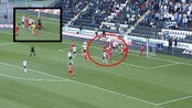 Stjernesmell i Skien - Odd-spiller får et godt treff på returen og skader to Fredrikstadspillere i cupens 4. runde.