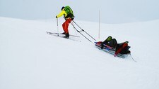 Skitur med pulk (Foto: Jørn H. Moen) Skitur med pulk (Foto: Jørn H. Moen)