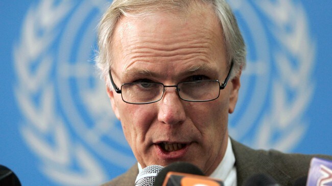 FNs spesialrapportør Philip Alston (Foto: KAREL PRINSLOO/AP)